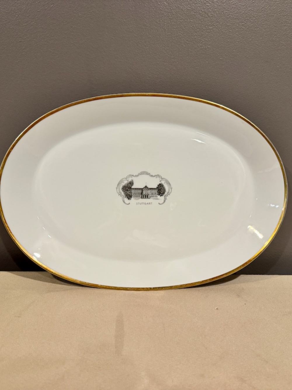 Antique Hamburg American Line German Lloyd Steamship China Large Platter